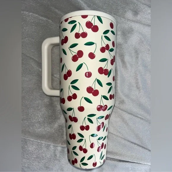 “🥷🏿🥷🏿🥷🏿Cherry" HydroJug 40 oz Traveler Tumbler - Cherries Hydrojug - Picture 2 of 9